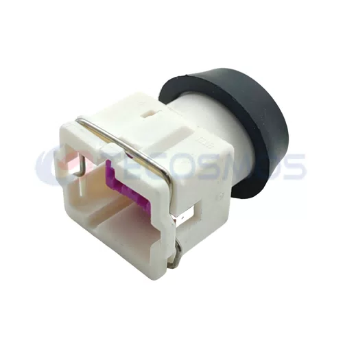 2-Pin Female 144473-8 Waterproof Wire Harness for Car Horn Nozzle Sensor Plug with ABS and Nylon Housing Copper Contacts